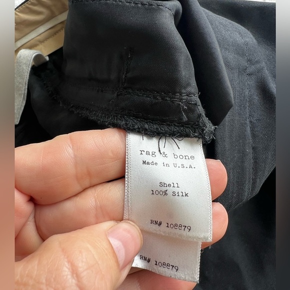 Rag & Bone New York 100% Silk Harem Pants Size 6 Fits Like an 8 - Picture 7 of 10